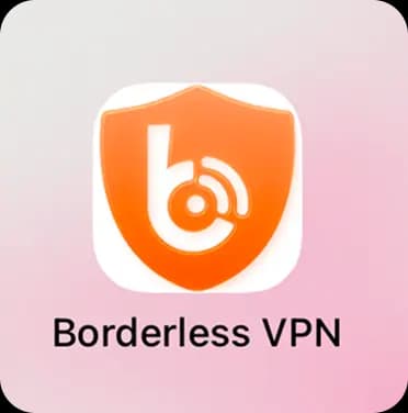 Borderless VPN app icon on the iOS Home Screen